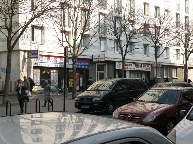  agence de voyages chinoise, avenue d'Ivry